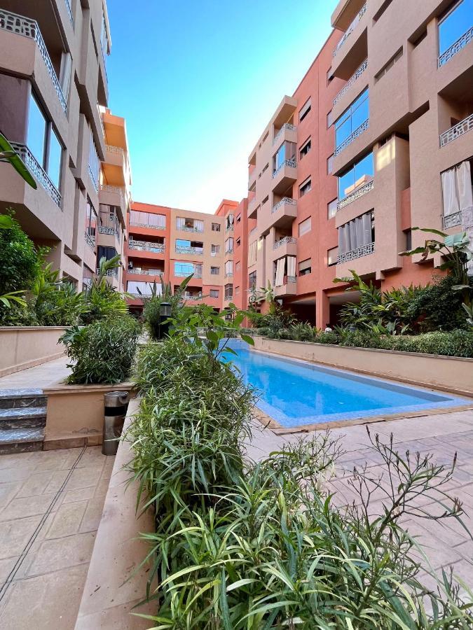 Bel Appartement A Marrakech En Residence Avec Piscine - Fibre & Netflix มาร์ราเกช ภายนอก รูปภาพ