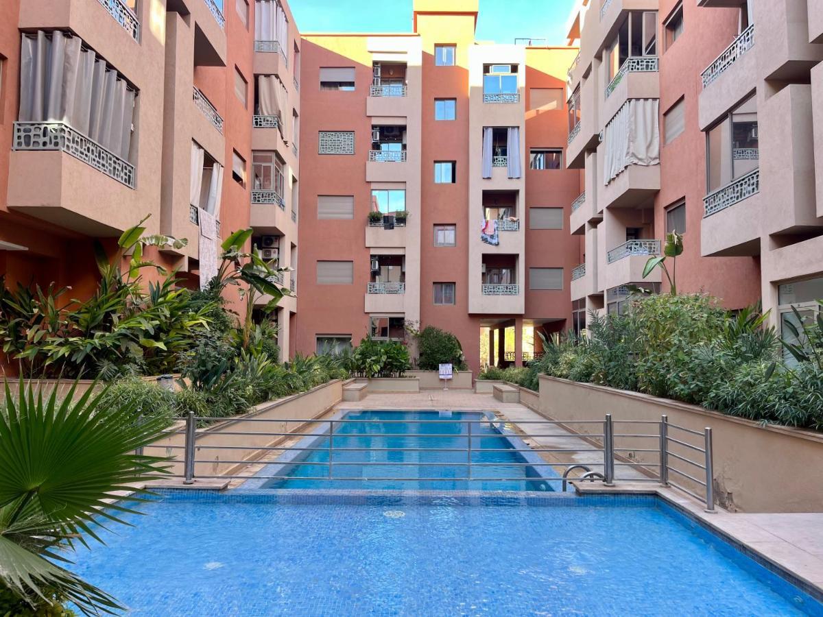 Bel Appartement A Marrakech En Residence Avec Piscine - Fibre & Netflix มาร์ราเกช ภายนอก รูปภาพ
